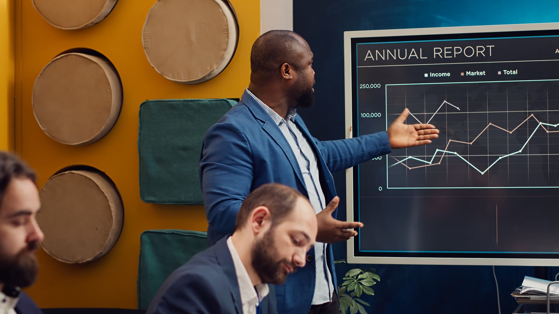 Team planning a podcast and campaign setup